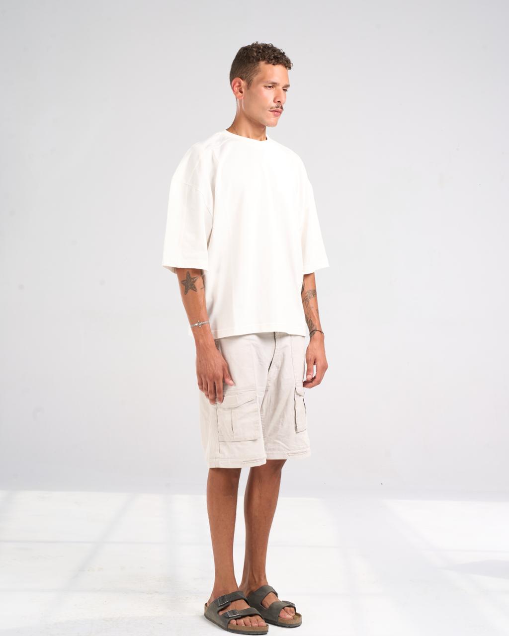 White basic t-shirt