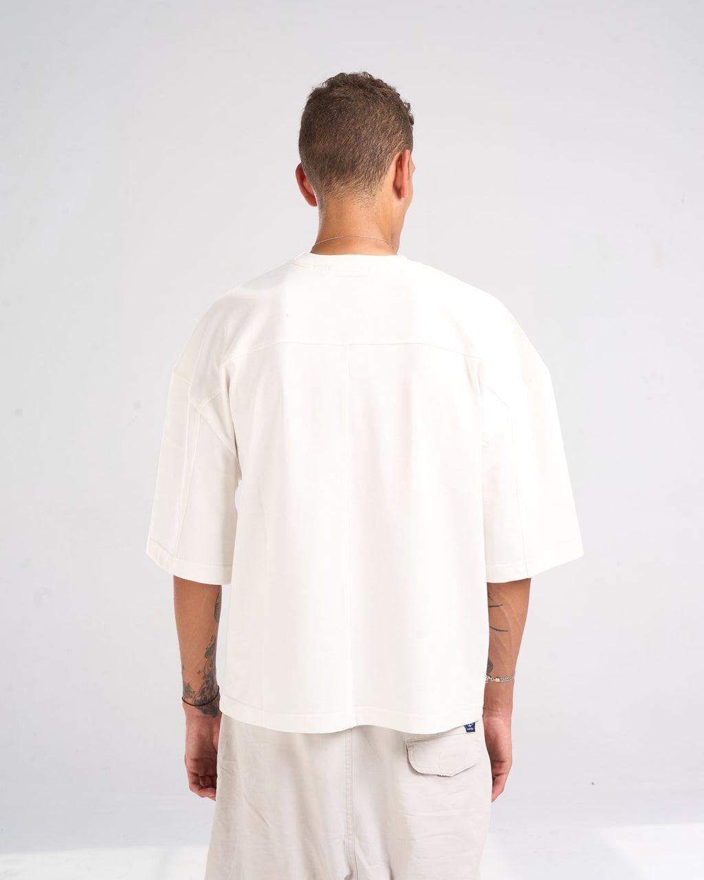 White basic t-shirt