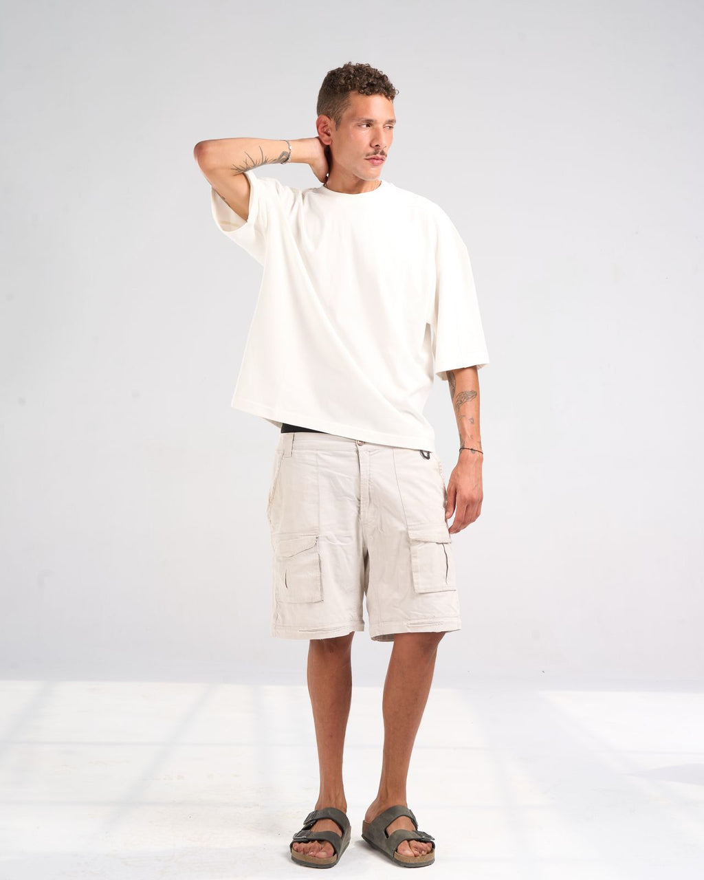 White basic t-shirt