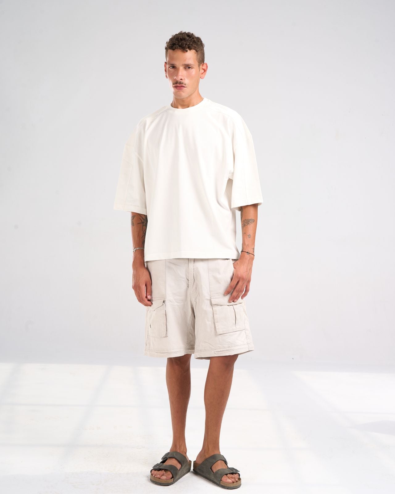 White basic t-shirt