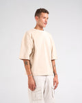 Beige basic t-shirt