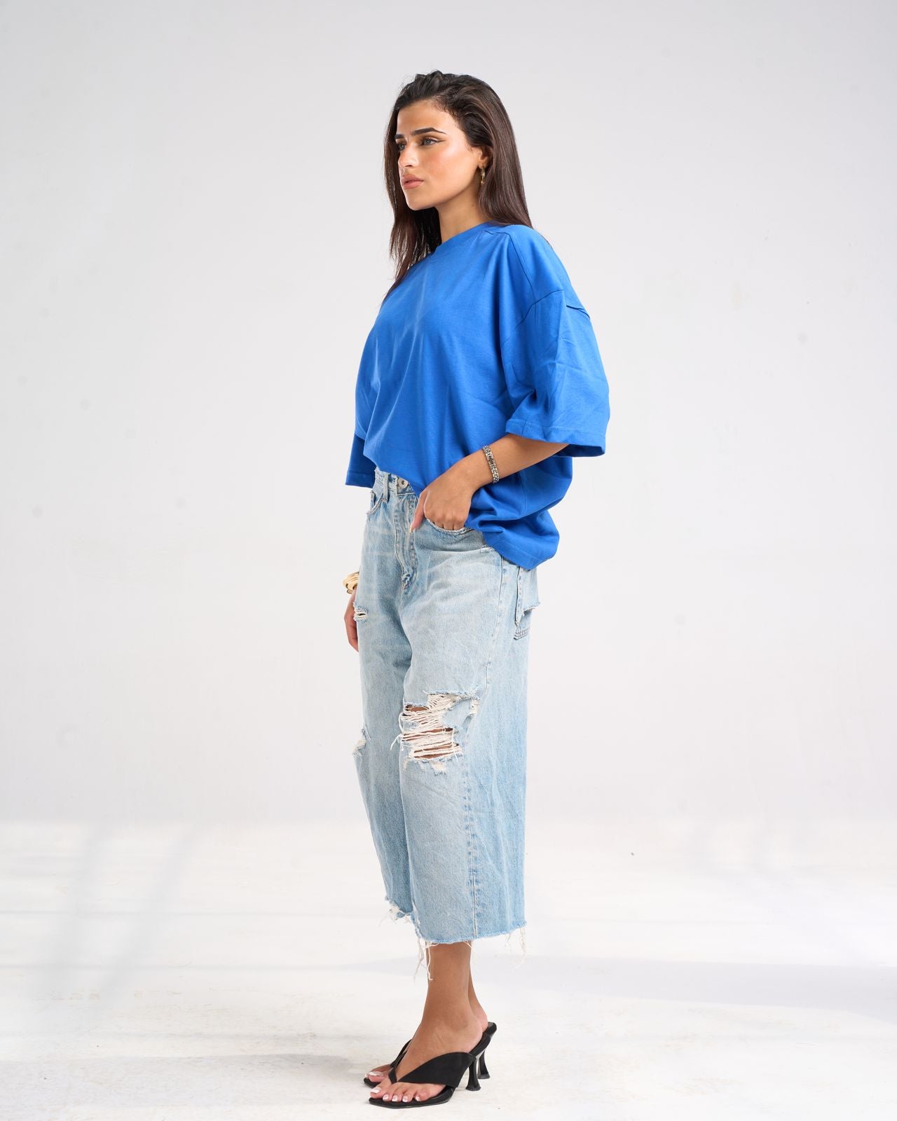 Blue basic t-shirt