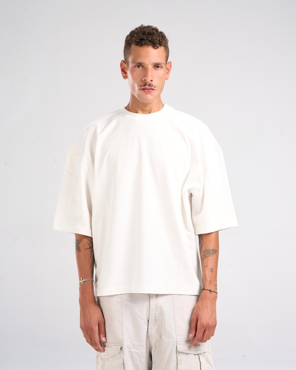 White basic t-shirt