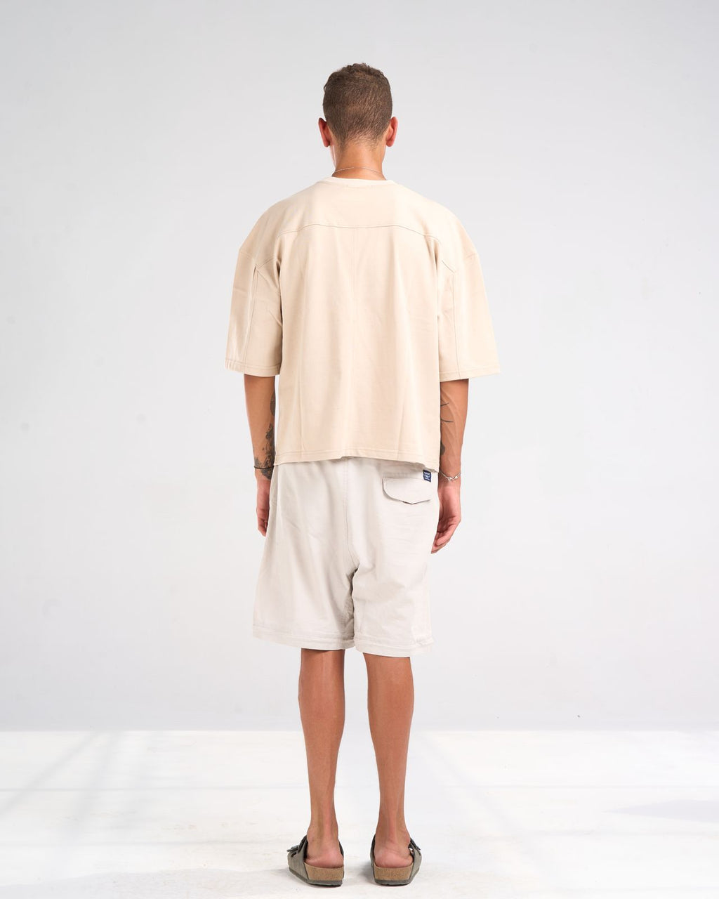 Beige basic t-shirt