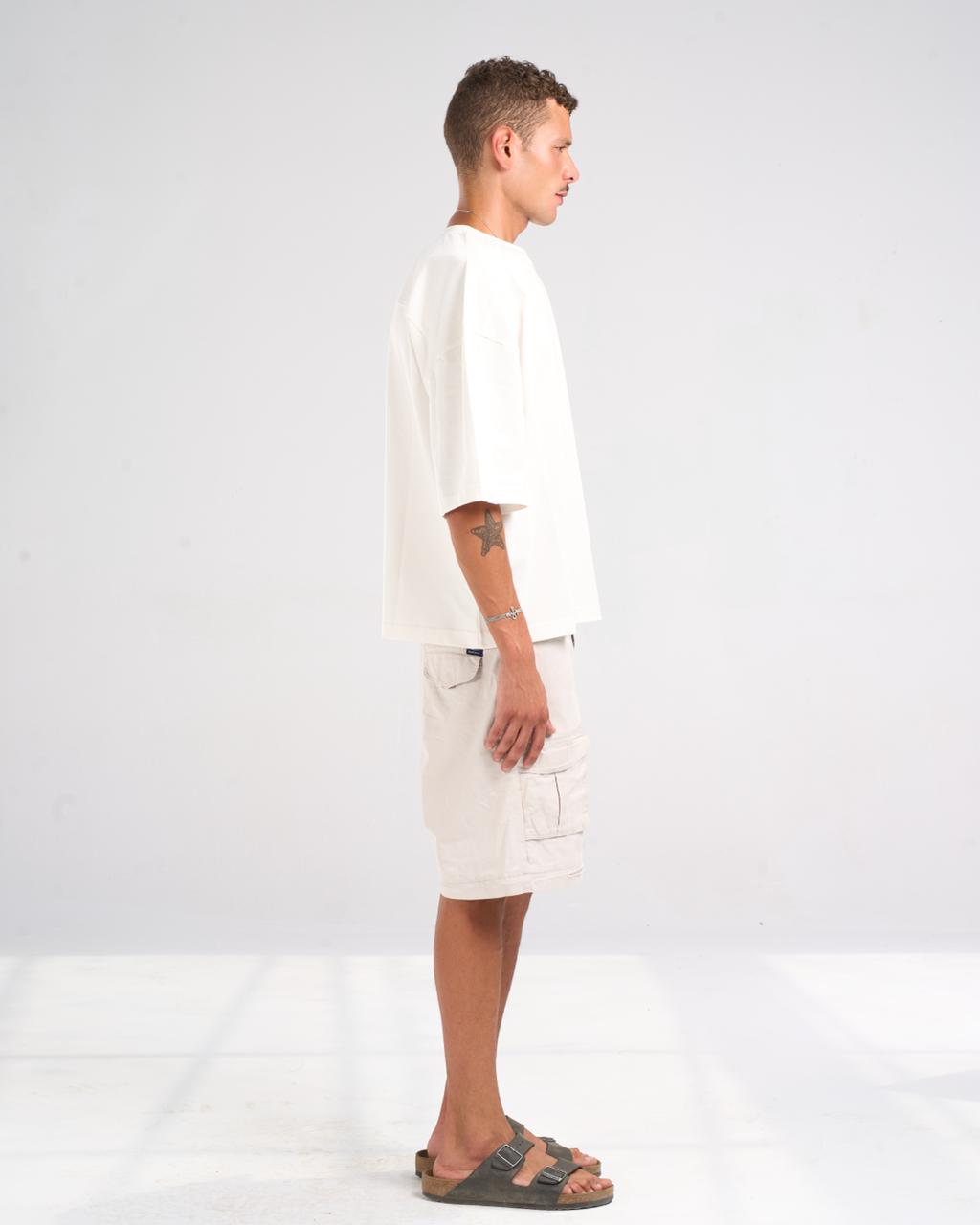 White basic t-shirt