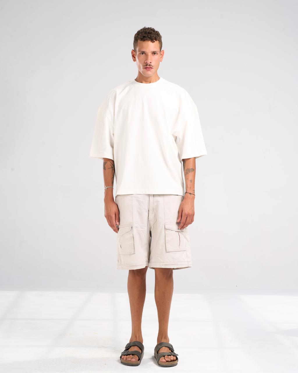 White basic t-shirt