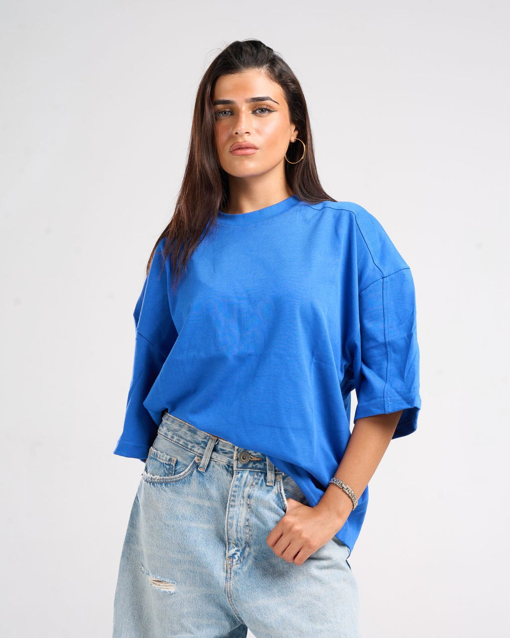 Blue basic t-shirt