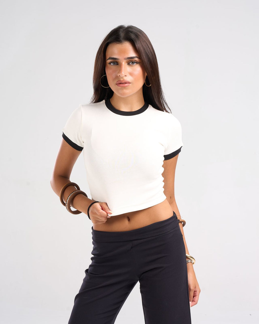 Ringer white top